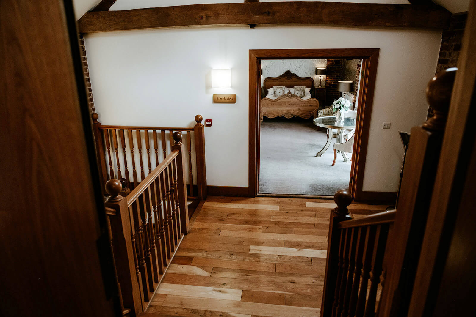Mythe Barn Accommodation Honeymoon Suite Landing