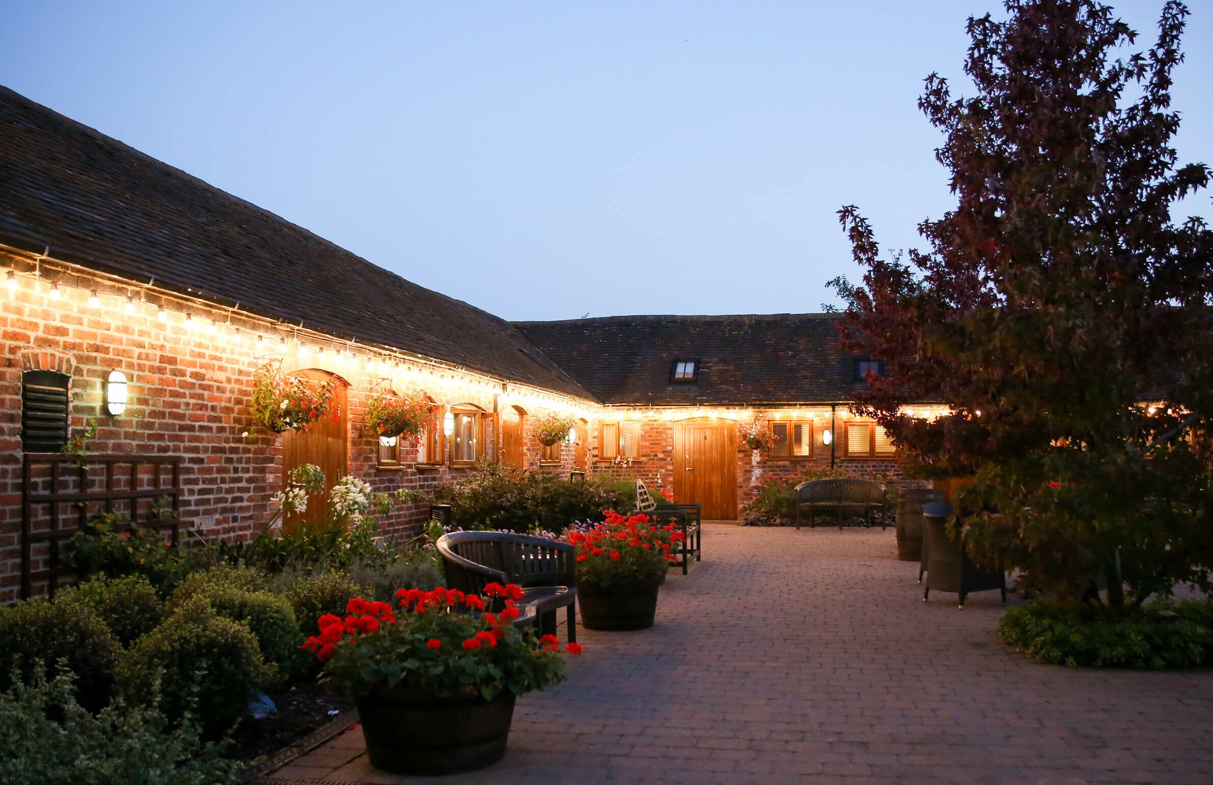 MythE Barn Accommodation The Stables Evening