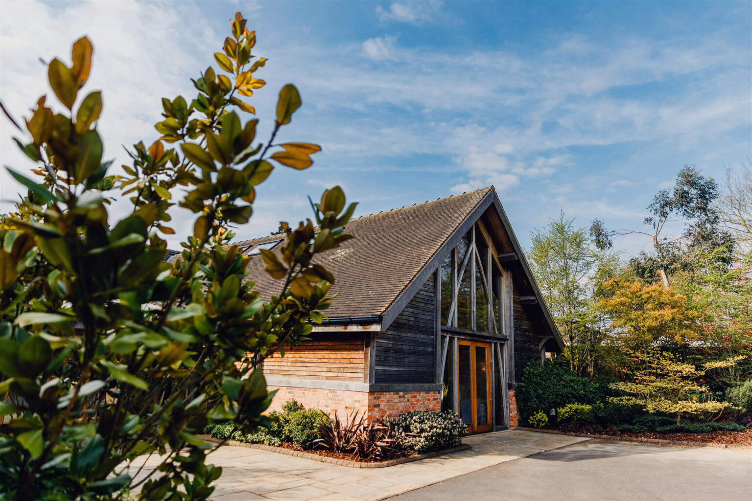 Mythe Barn Entrance Spring