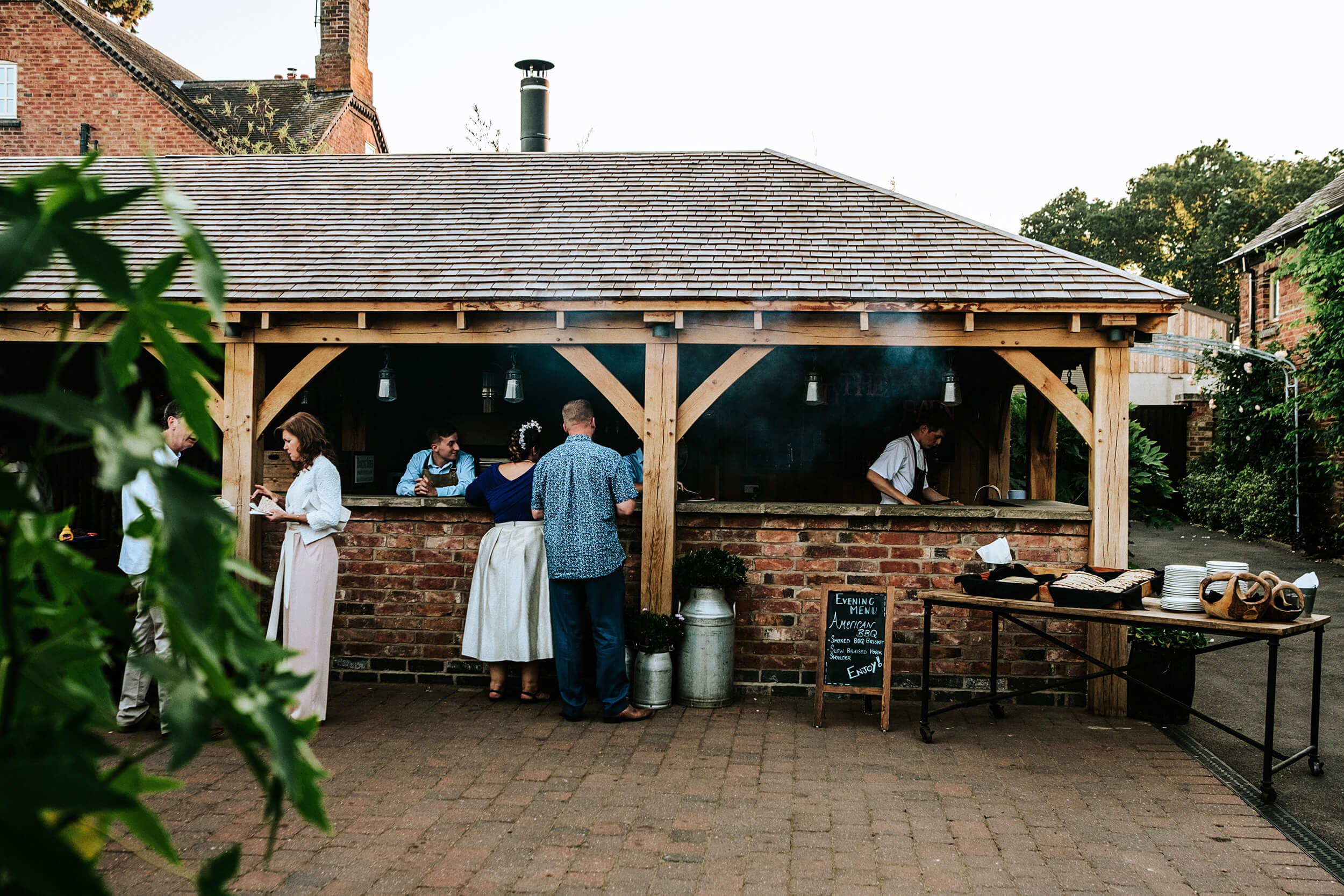 Mythe Barn Receptions Outdoor Kitchen