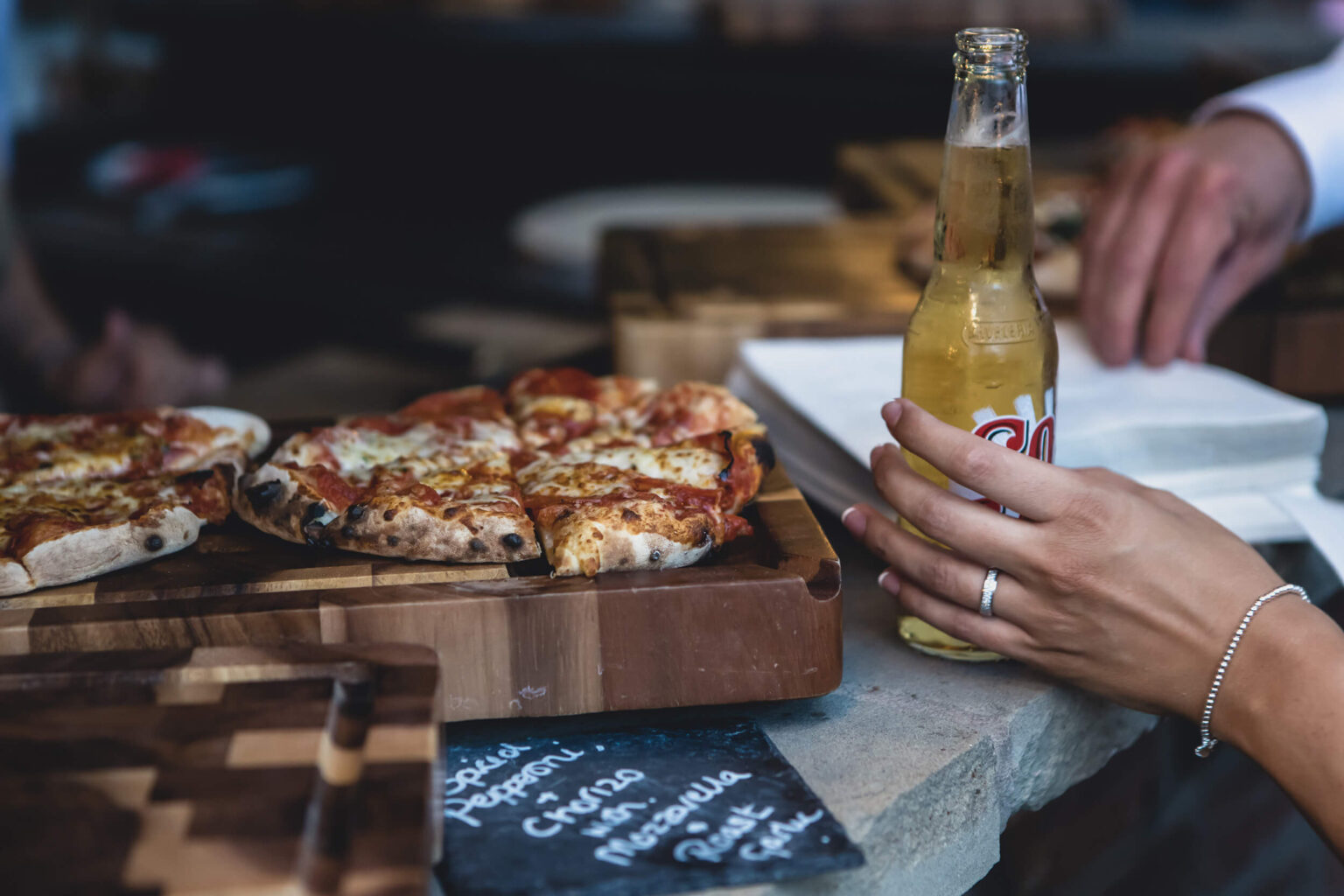 Mythe Barn Receptions Pizza