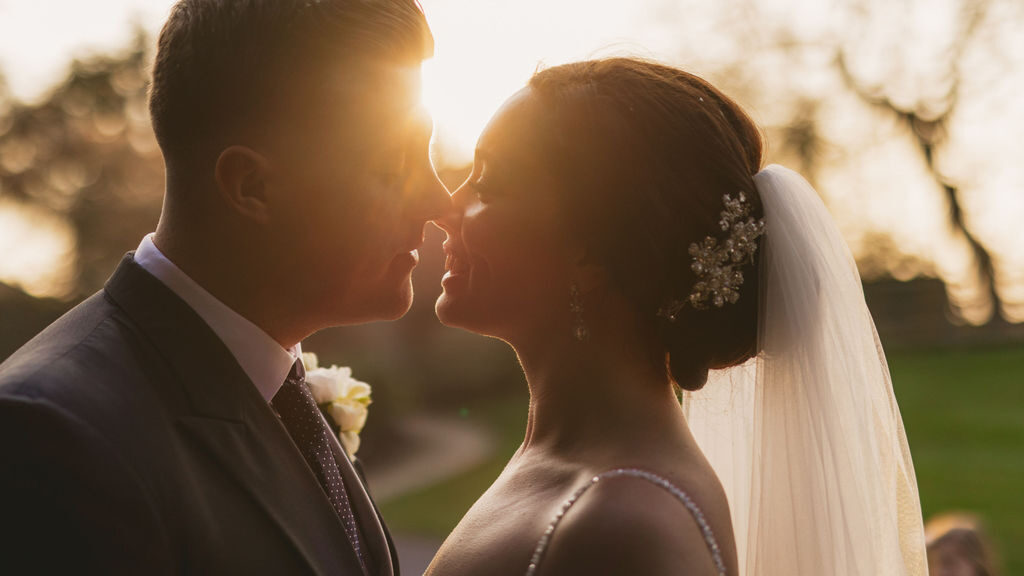 Mythe Barn wedding photography bride and groom
