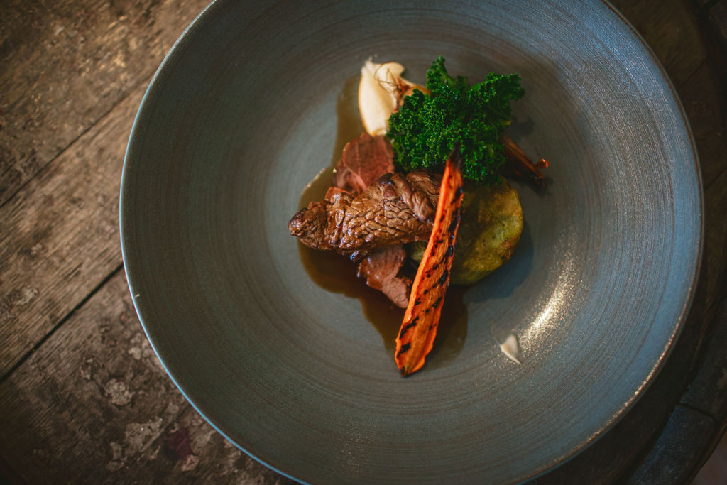 Mythe Barn wedding venue food menu