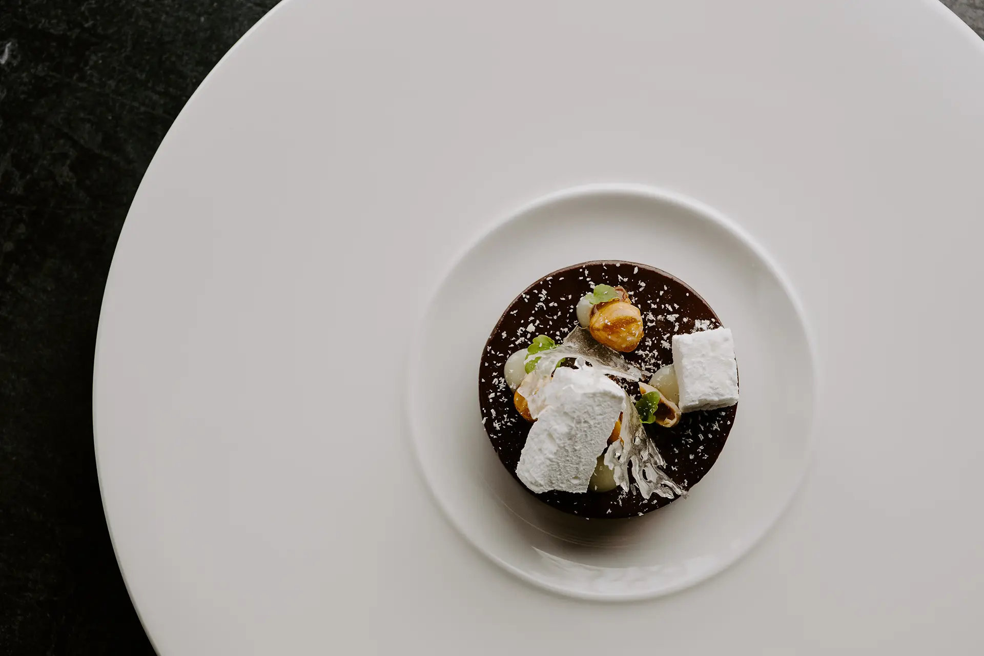 food-&-drink-desserts dark chocolate close mousse