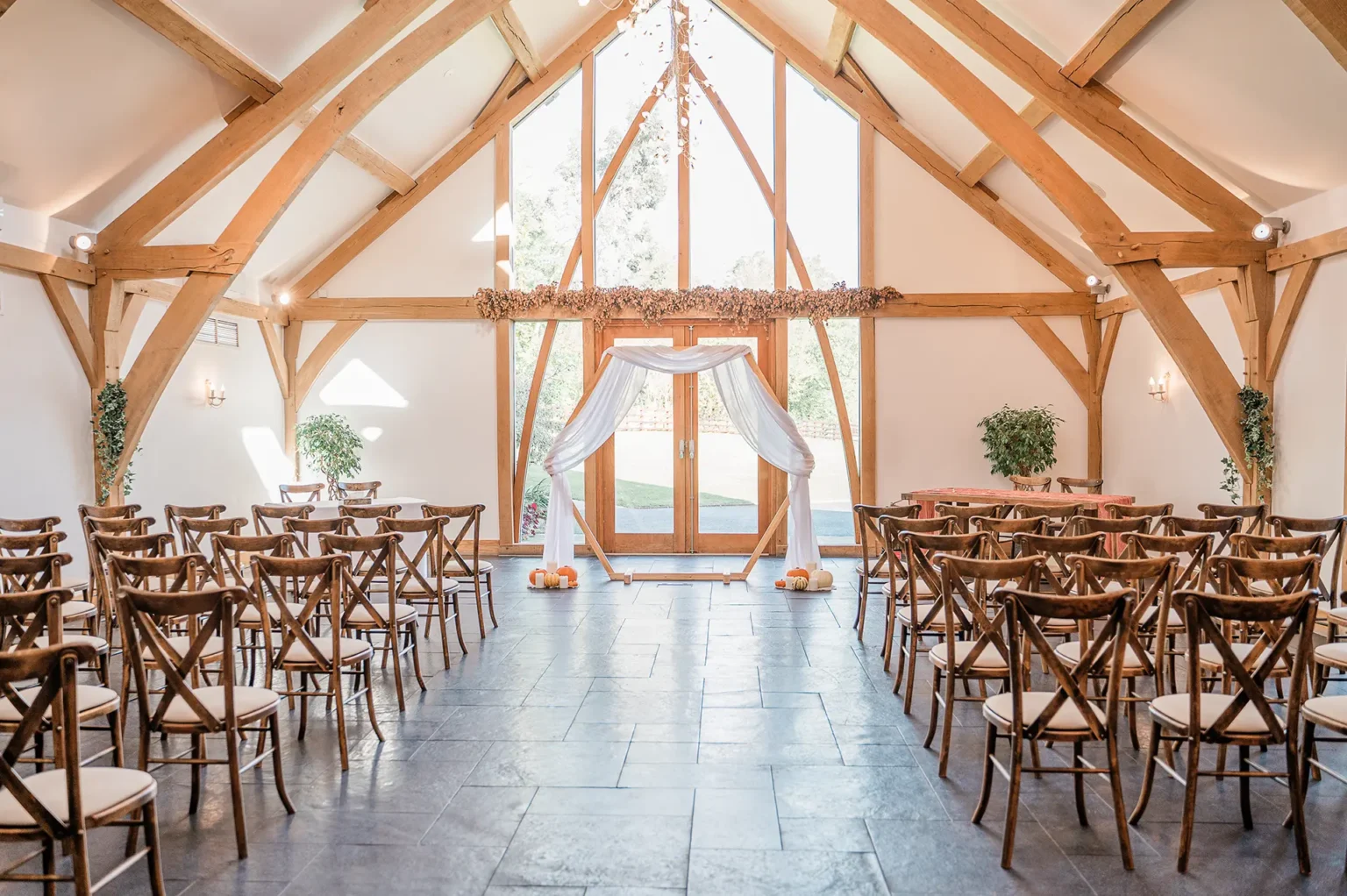 mythe barn ceremony space autumn