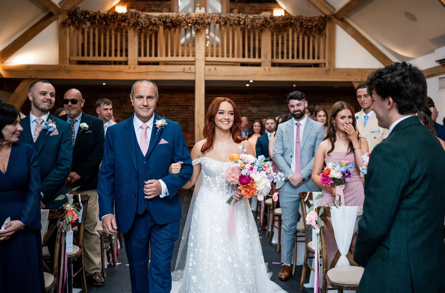 mythe barn ceremony summer